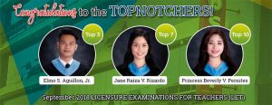 Read more about the article LET Topnotchers and TOSCA Awardees Recognized