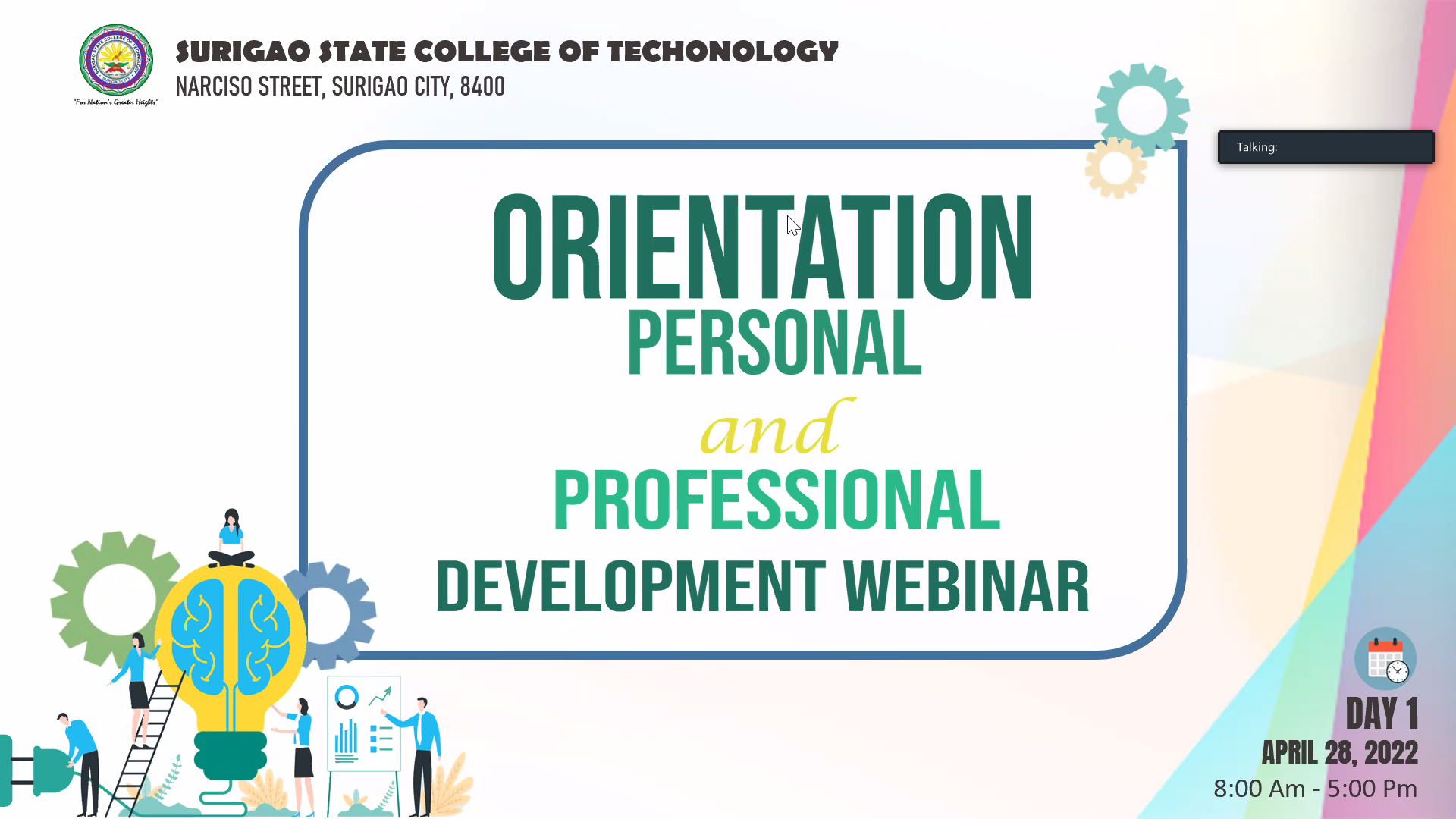 SSCT Conducts Personal and Professional Development Webinar for Faculty and Staff