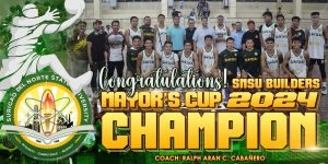 Read more about the article Surigao del Norte State University (SNSU) Builders Triumph as Champions in 2024 Mayor’s Cup Clash against SEC
