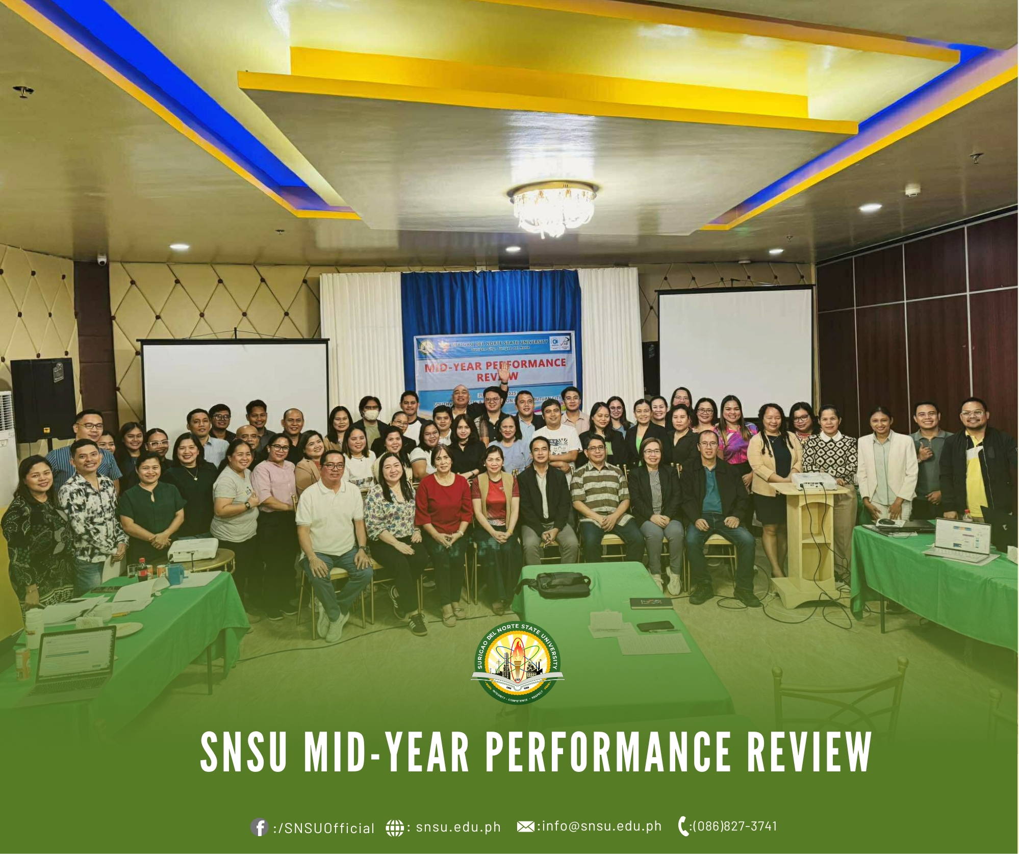 Read more about the article Surigao del Norte State University Conducts Mid-Year Performance Review